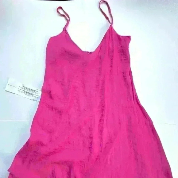 BCBGMAXAZRIA Womens Color Block Mixi Bright Bohemian Dress Spaghetti Straps NWOT - Picture 8 of 14